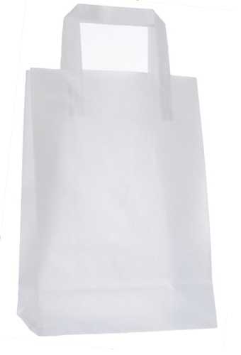 [1120200] Plastic draagtassen Semi Transparant 22x10x29cm 400stuks