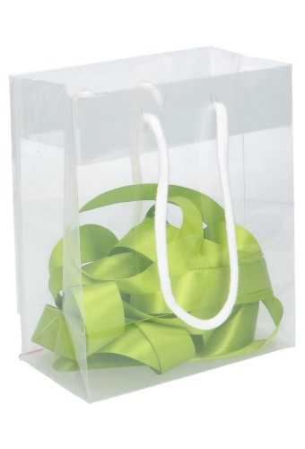 [K1110309] Kadotasje Rimella Met Koord 180my 16x9x19cm 25stuks