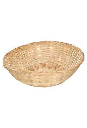 [1190058] Broodmand bamboe dicht rond 35cm 25stuks