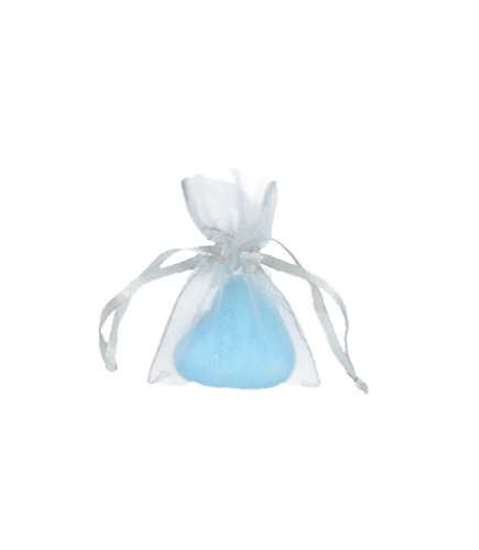 [K1070436] Organza zakjes Zilver Super Mini 5x7.5cm 10stuks