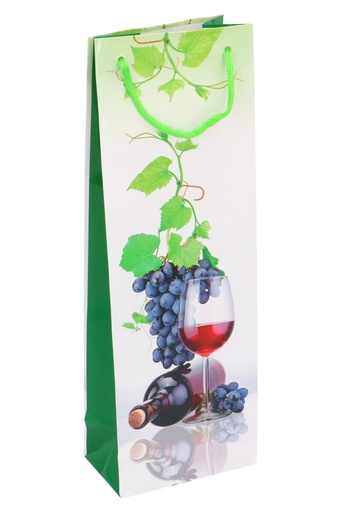 [K1170507] 2 HALEN & 1 BETALEN Wijntasjes 1 Fles Provence 12.5x9x36.5cm 12stuks