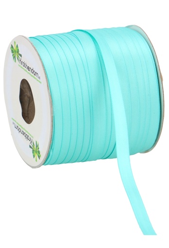 [K1300182] Satijn Dubbel Lint 6mm x 100 meter Mint Groen