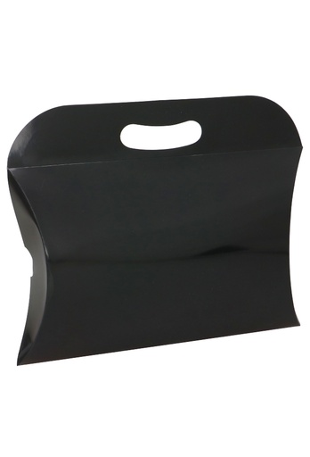 [K1270044] Gondeldoos Met Handgreep Zwart 24x19x4cm 250gr 25stuks OP IS OP