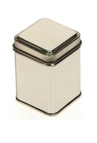 [1630201] Blikken Blanco Vierkant 4.3x4.3x6cm 24stuks