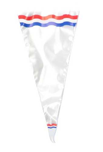 [K1070668] Snoepzak & Puntzak Nederlandse Vlag Met Opdruk18x37cm 100stuks