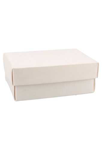 [K1270056] Luxe Kadodoosje & Deksel Bruno CREME Wit 9.5x6.5x3.5cm 300gr10stuks