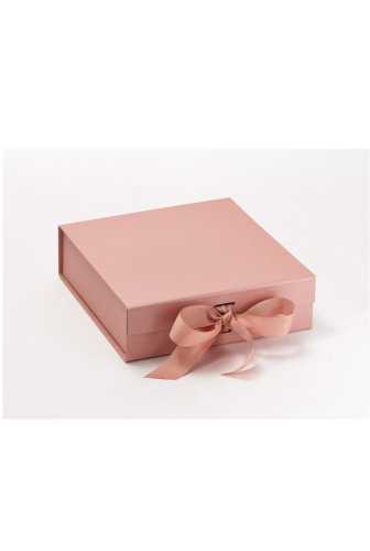 [K167039] Luxueuze Magneetdozen Diamond & Satijn Roze Gold 20.5x21.5x6cm 12stuks