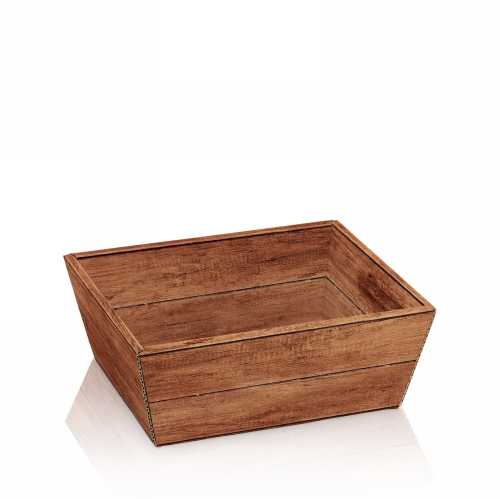 [1271454] Geschenkdoos Korf Wood Licht 19x14x10cm 25stuks