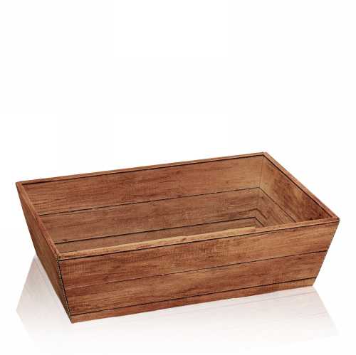 [1271455] Geschenkdoos Korf Wood Licht 33x19x11cm 25stuks