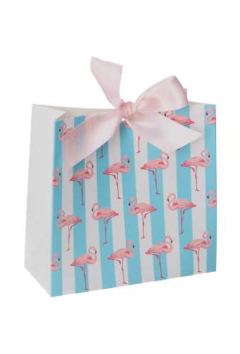 [K1020292] Cadeaubon + Kadozakje London Flamingo & Lint 14.5x5.8x14.5cm 10stuks