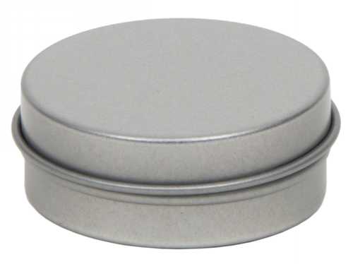 [1150419] Blikken Blanco Rond r4.3x1.8cm 100stuks Kadoverpakkingen