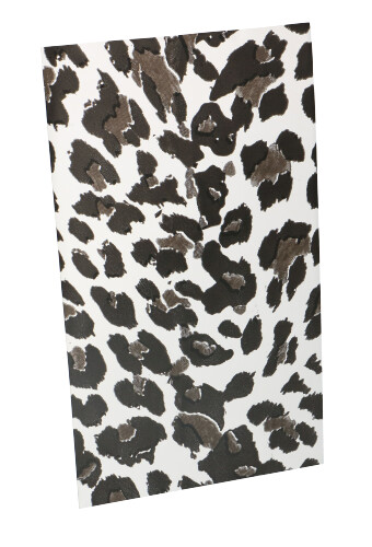 [K1070811] Kadozakjes Folie Mita Luipaard Zwart & Plakstrip 15x23.5+3cm 100stuks