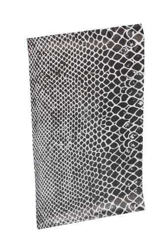 [K1070812] Kadozakjes Folie Mita Slang Zwart & Plakstrip 12x18.5+3cm 100stuks