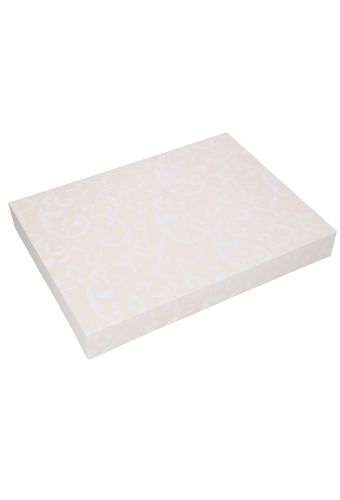 [K1271752] Geschenkdoos Cateringdoos Barok Creme 46x35x6cm 10stuks