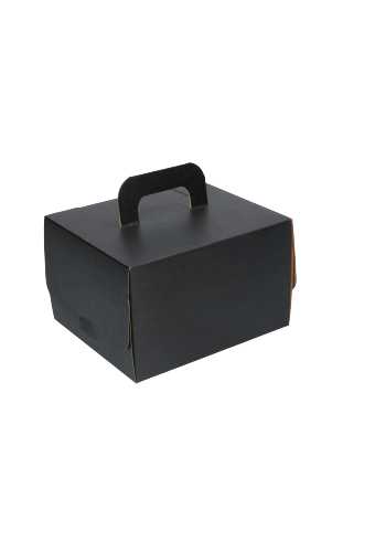 [K1271741] Geschenkdoos Mateo Met Handgreep Zwart 16x14x10cm 10stuks