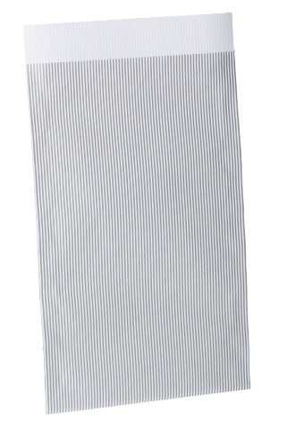 [K1070831] Kadozakjes Zilver Line & Wit 7x13cm 250stuks op is op