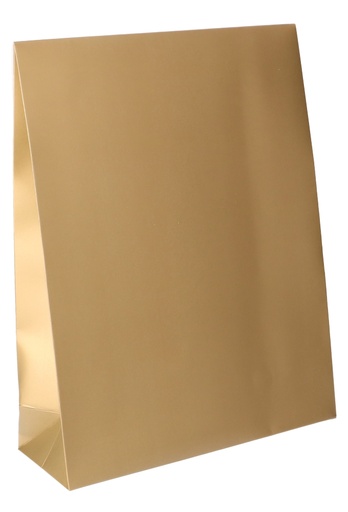 [K1070833] Luxe Kadozakjes Fabro Mat Goud Met Plakstrip 22x8x29cm 10stuks