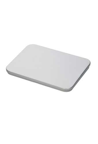 [K1150441] Blikken Blanco Rechthoekig A6 16x12.3x1.2cm 1stuks
