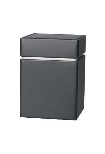 [K1150431] Luxe Blikje Zwart Vierkant 7.8x7.8x11cm 1stuks