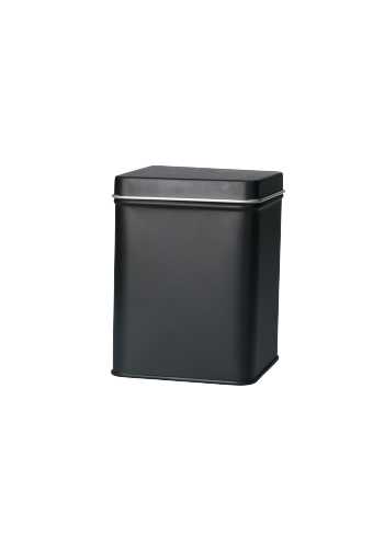 [K1150433] Blikken Zwart Vierkant 7.6x7.6x10cm 1stuks