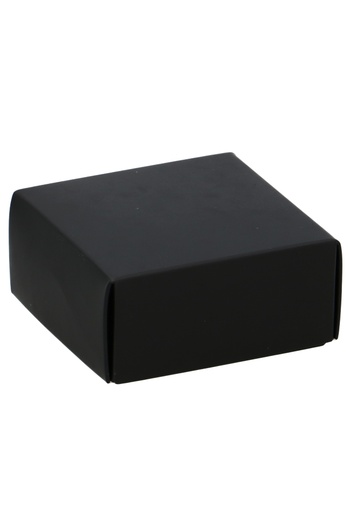 [K1270106-80] Geschenkdoos & Deksel Gaby Zwart Mat 8x8x4cm 100stuks