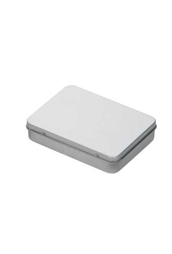 [K1150442] Blikken Blanco Rechthoekig 10.2x7.5x2cm 1stuks