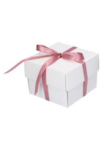 [K1270206] Luxe Geschenkdoos Torino Wit Mat 12.3x12.3x9.7cm 25stuks OP IS OP