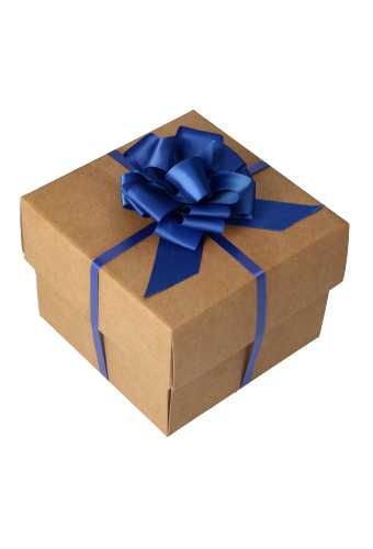 [K1420257] Satijn Trek Strikken Blauw Doorsnee 95mm met een lint van 25mm 25stuks