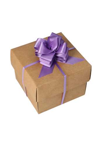 [K1420264] Satijn Trek Strikken Paars Doorsnee 95mm met een lint van 25mm 25stuks