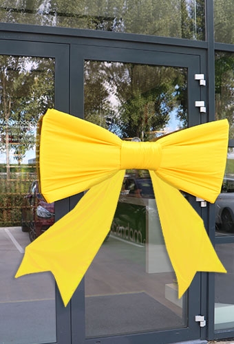 [K1290338] Megastrik StrikXXL Geel 150x75cm Lint Strik is 50cm & Grote Zuignap