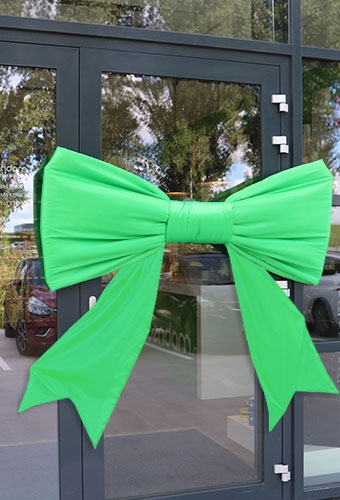 [K1290340] Megastrik StrikXXL Groen 150x75cm Lint Strik Is 50cm & Grote Zuignap