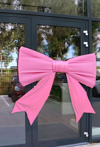 [K1290342] Megastrik StrikXXL Oud Roze 150x75cm Lint Strik Is 50cm Grote Zuignap