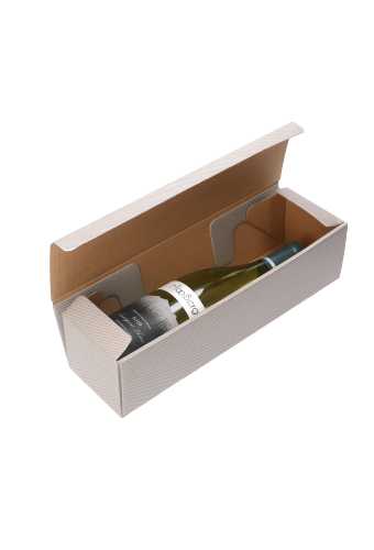 [K1171042] Luxe Wijndozen Ferro Grijs Line voor 1 fles 34x9x9cm 100stuks