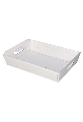 [K1271783] Geschenkdoos Korf Dalmatie Witte Dots Relief 35x26x7cm 30st OP IS OP