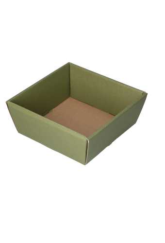 [K1270919] Geschenkdoos Korf Mera Linea Groen 21x21x9cm 50stuks OP IS OP