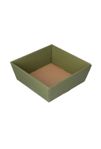 [K1270909] Geschenkdoos Korf Mera Linea Groen 17x17x8cm 50stuks