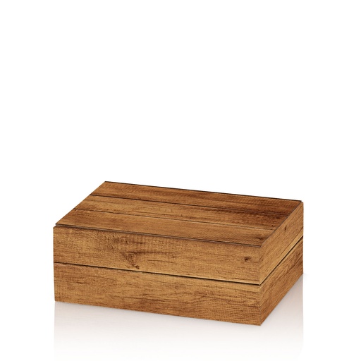 [1271799] Geschenkdoos Klepdoos Timber 22x15x7.5cm 25stuks