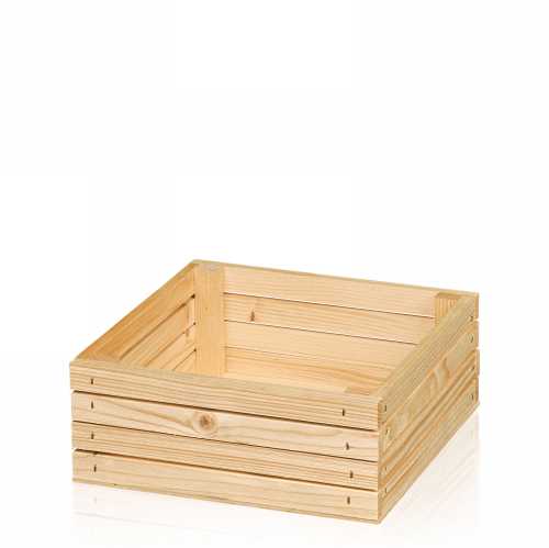 [1171075] Wijn Vierkant Plateau Naturel 1 Fles 21x21x8cm 10stuks