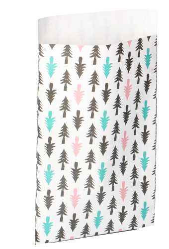 [K1230170] Kerstzakjes Trees 21x30cm 100stuks