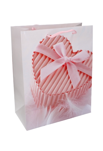 [K1110339-11ST] Kadotasjes Liefde Groot Groot Hart Roze 26.5x13.5x32.5cm 11stuks