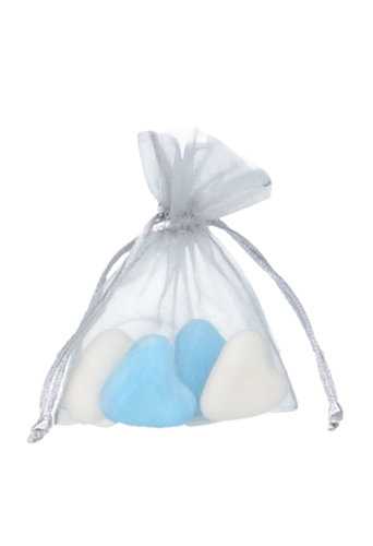 [K1070061] Organza zakjes Zilver Klein 9x12.5cm 10stuks