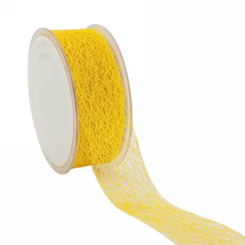 [K1391005] Cadeaulint Honey Weblint Geel 38mm x 20 meter