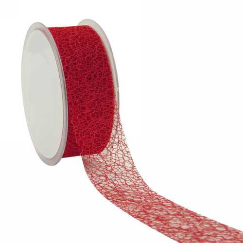 [K1391006] Cadeaulint Honey Weblint Rood 38mm x 20 meter