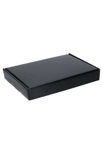 [K1271891] Luxe Verzenddoos Rolo Zwart Blinkend 23x17x3.8cm 25stuks