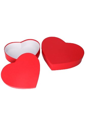 [K1271900] LUXE KANT & KLARE Flowerbox Latemar Hartje Rood Set van 2 stuks