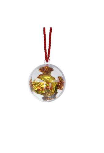 [K1130129] Transparant Figuur Bal 5cm 2 Delig 12stuks OP IS OP