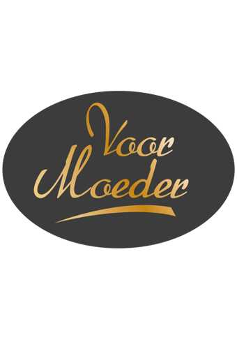 [K1210173] Etiketten Moeder Voor Moeder Zwart 3.7x2.5cm 500stuks