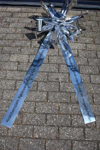 [K1290116] Magnum Bows Maxi Met Lint Bedrukt Onder Op De Strik