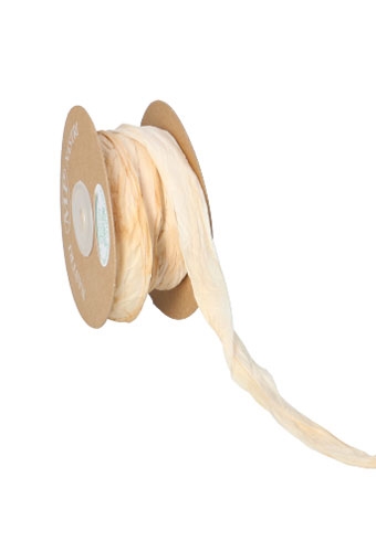 [K1391015] Papierlint Natuurlijke Gekleurde Thee 10meter Uit Te Vouwen Tot 90mm