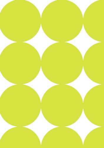 [K1050977-60] Geschenkpapier Trendy big dots lime 60cm x 200meter